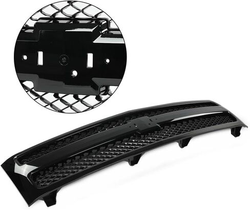 G-PLUS Front Full Black Grille Compatible with Chevy C/K 1500 2500 3500 Suburban 1994-2000,Blazer Silverado Sport 1994/Tahoe 1995-2000 For Models with composite headlights GM1200239 15981092 in Saudi Arabia