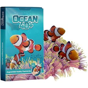 Octaland 4D+ Augmented Reality Alphabet Cards – A to Z Character Cards Featuring Jobs and Professions, Learn Letters and Careers with Free App – for Ages 3+, Home or Classroom Learning, Multilingual in Saudi Arabia