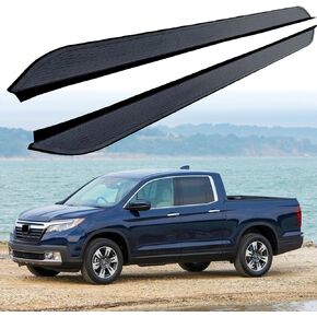2PCS All Black Aluminum Running Board fits for Honda Ridgeline 2017-2024 2025 Side Step Side Stairs Include Install Hardwares Bolts in Saudi Arabia
