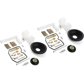 Newsmarts 2 Sets Motorcycle Carburetor Repair Kit Gasket Rebuild, Carburetor Repair Rebuild Kit Float for Kawasaki EX250 F Ninja 250R 1996 1997 1998 1999 2000 2001 2002 2003 2004 2005 2006 2007 in Saudi Arabia
