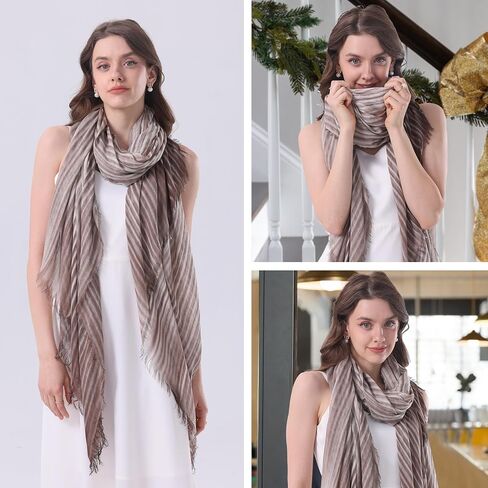 Women's Gradient Scarf,Women's Shawl Wraps,Shawl Wraps for Women Dressy, Ponchos for Women, Gifts for Women in Saudi Arabia