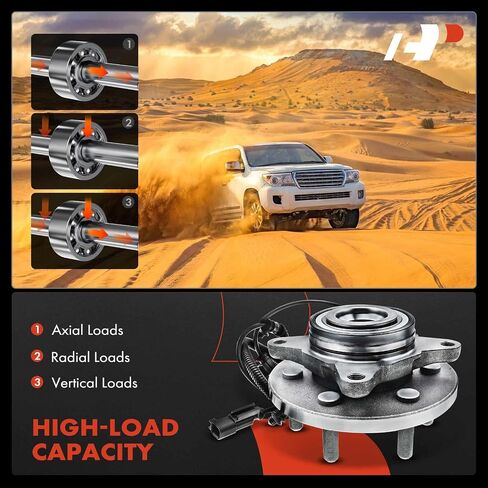A-Premium Front Wheel Assempling وتجميع المحور مع ABS و 6-LUG متوافق مع فورد إكسبيديشن 2015-2017 و LINCOLN NAVIGATOR 2015-2017 ، RWD فقط in Saudi Arabia