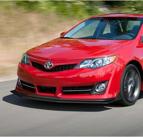 3pcs ABS STP على طراز STP المفسد الوفير الأمامي ، مفسد الذقن ، الخائن الأمامي ، متوافق مع طراز Toyota Camry SE 2012-2014 فقط ، جزء استبدال الخارجي (نمط الكربون) in Saudi Arabia