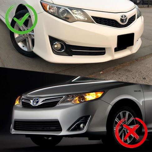 3PCS ABS STP-Style Front Bumper Lip Spoiler, Chin Spoiler, Front Splitter, Compatible with 2012-2014 Toyota Camry SE Model Only, Exterior Replacement Part (Carbon Style) in Saudi Arabia