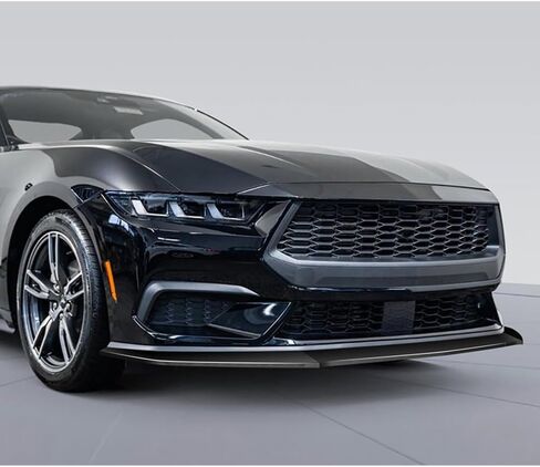 W-Power ، G-style الأمامي المصد الشفة الملائمة للتوافق مع 2024-2025 فورد موستانج Eco ، فاصل جسم ذقن الهواء الأمامي الشفاه ، ABS (Matt Black غير مصقول) in Saudi Arabia
