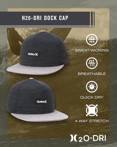قبعة هيرلي الرجالية - قبعة بيسبول H2O-DRI Dock Snap-Back in Saudi Arabia