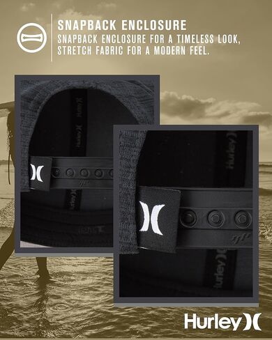 قبعة هيرلي الرجالية - قبعة بيسبول H2O-DRI Dock Snap-Back in Saudi Arabia