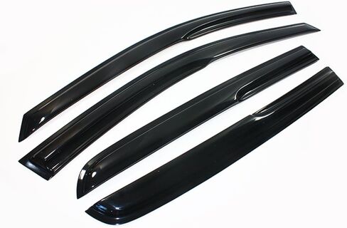 Cuztom ضبط 3D شكل متموج الدخان ملون النافذة تنفيس تنفيس الظل لعام 2010-2014 MK6 GOLF GTI 4 Door Hatchback (لن يناسب 2 باب) in Saudi Arabia