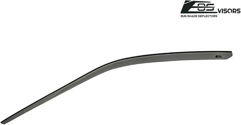 for 1995-1998 240SX S14 | EOS Tape-On Smoke Tinted Side Vent Window Deflectors Rain Guards in Saudi Arabia