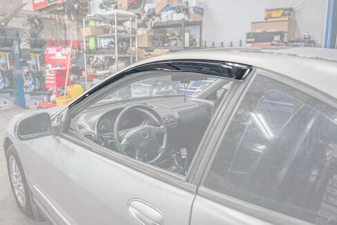 for 1994-2001 Acura Integra DC2 3Dr Hatchback | EOS Visors JDM Tape-On Style SMOKE TINTED Side Vents Rain Guard Window Deflectors in Saudi Arabia
