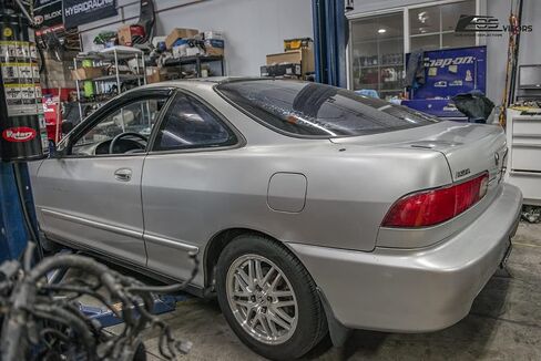 for 1994-2001 Acura Integra DC2 3Dr Hatchback | EOS Visors JDM Tape-On Style SMOKE TINTED Side Vents Rain Guard Window Deflectors in Saudi Arabia