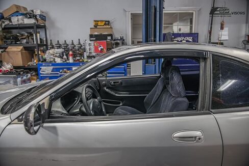 for 1994-2001 Acura Integra DC2 3Dr Hatchback | EOS Visors JDM Tape-On Style SMOKE TINTED Side Vents Rain Guard Window Deflectors in Saudi Arabia