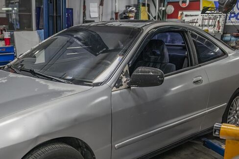 for 1994-2001 Acura Integra DC2 3Dr Hatchback | EOS Visors JDM Tape-On Style SMOKE TINTED Side Vents Rain Guard Window Deflectors in Saudi Arabia