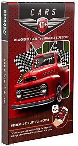 Octaland 4D+ Augmented Reality Alphabet Cards – A to Z Character Cards Featuring Jobs and Professions, Learn Letters and Careers with Free App – for Ages 3+, Home or Classroom Learning, Multilingual in Saudi Arabia