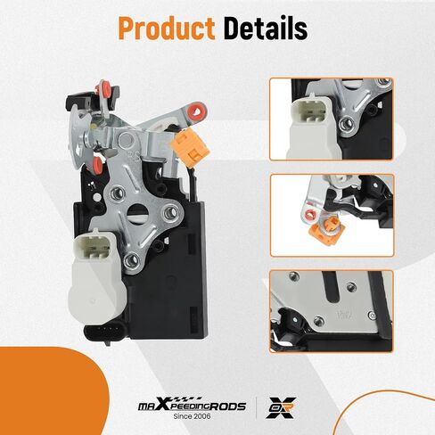 maXpeedingrods Rear Right Passenger Power Door Latch Lock Actuator Compatible with Chevrolet Express 1500/2500 / 3500/4500 & GMC Savana 1500/2500 / 3500/4500 Replace 937-511 22834666 in Saudi Arabia