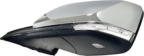 Spieg GM1320460 سائق الجانب المرآة لعام 2014-2020 شيفروليه إمبالا | مجموعة مرآة العرض الجانبية اليمنى مع تعديل الطاقة مدفأة مصباح البركة المدفأة ضوء انعطاف ضوء الإشارة | غطاء الكروم 12 دبابيس in Kuwait