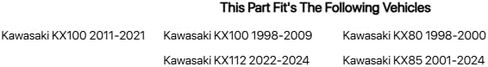 Tusk Clutch Cover Gasket for Kawasaki KX100 1998-2009,2011-2021 in Saudi Arabia