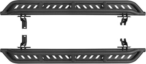 HOOKE ROAD SIDE STEPS BOHER FOR FORD BRONCO 2021 2022 2023 2024 2025 4-DOOR Sturdy Steel Rock Rails (استبعاد Bronco Sport) in Saudi Arabia