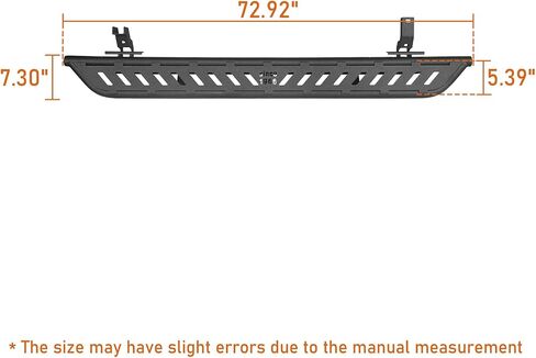 HOOKE ROAD SIDE STEPS BOHER FOR FORD BRONCO 2021 2022 2023 2024 2025 4-DOOR Sturdy Steel Rock Rails (استبعاد Bronco Sport) in Saudi Arabia