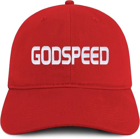 Trendy Apparel Shop Godspeed Embroidered Soft Cotton Baseball Cap in Kuwait