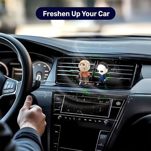 معطر هواء للسيارة زينة عيد الميلاد، مروحة دوارة لديكور عيد الميلاد، مشابك تهوية معطر هواء للسيارة، معطرات سيارات للنساء والرجال، معطر هواء برائحة السيارة in Kuwait