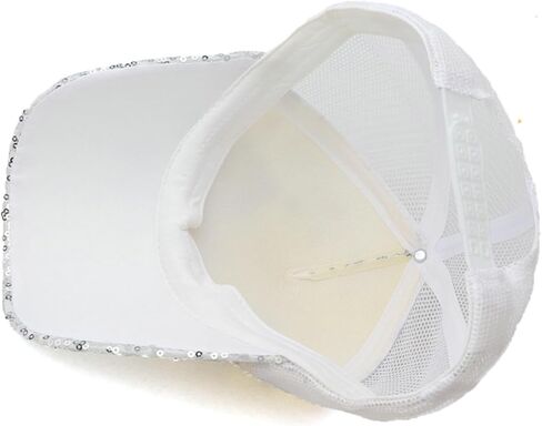 Women Bling Baseball Cap Rhinestone Sequin Sun Visor Hat Summer Mesh Diamond Butterfly Lace Small Floral Cap in Kuwait