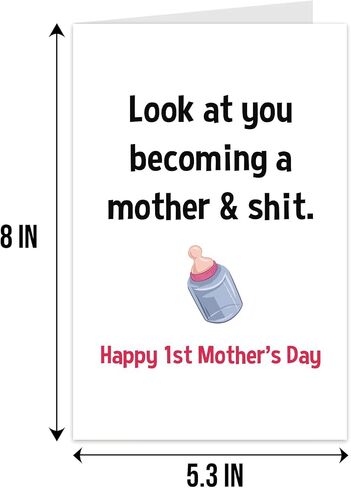 Qiliji Mother's Day & Grandma Card - You're An Amazing Mom & Grandma in Saudi Arabia