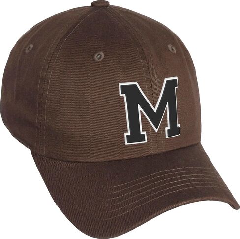 Daxton Classic 3D Varsity White Black Initial A to Z Letters Baseball Cap Dad Hat in Saudi Arabia