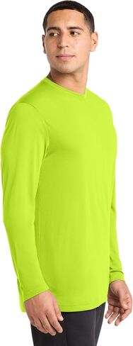 Sport-Tek للجنسين Posicharge Long Sleeve Contitor Cotton Touch Tee | تي شيرت تجريب التنفس للرجال والنساء in Kuwait