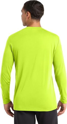 Sport-Tek للجنسين Posicharge Long Sleeve Contitor Cotton Touch Tee | تي شيرت تجريب التنفس للرجال والنساء in Kuwait