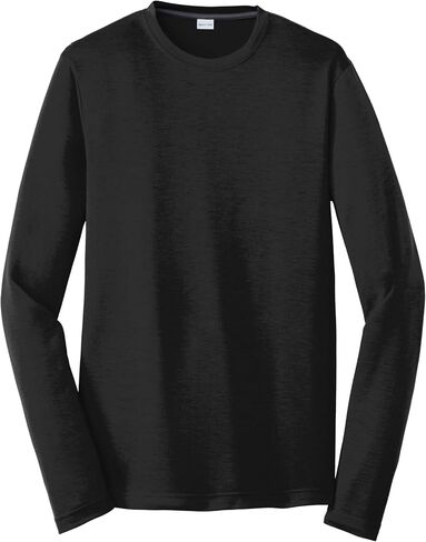 Sport-Tek للجنسين Posicharge Long Sleeve Contitor Cotton Touch Tee | تي شيرت تجريب التنفس للرجال والنساء in Saudi Arabia