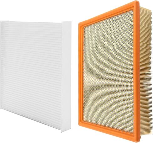 Engine Air Filter & Cabin Air Filter Combo Set 04861746AB Fit for Dodge Challenger Charger 11-23 for Chrysler 300 2011-2023 Replaces# 68071668AA in Kuwait