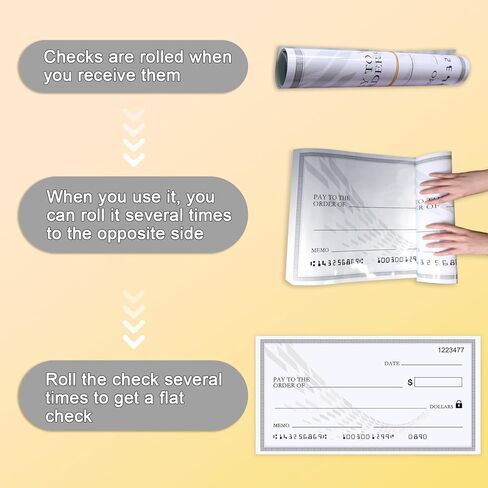 Giant Check 40x16 - Dry Erase Big Check for Presentations - Oversized Fake Blank Check for Awards, Donations, Corporate Events, and Fundraisers in Saudi Arabia