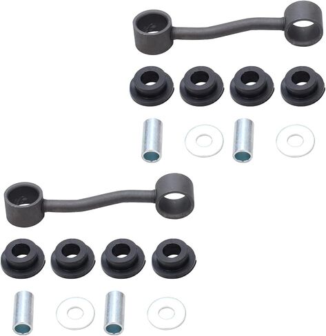 Detroit Axle - 2.4L & 3.7L LIND FRONT RID 14PC KIT FOR 02-04 JEEP LIBERTY 2002 2003 2004 ، LOWER CONTROL CONTROL ARMS COONS in Saudi Arabia
