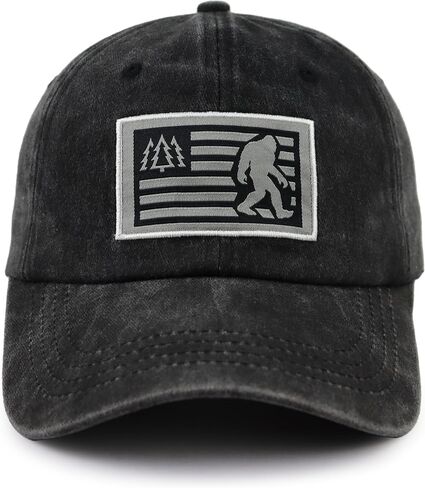 Bigfoot Hat for Men Women, Embroidered Adjustable Sasquatch Baseball Cap in Saudi Arabia