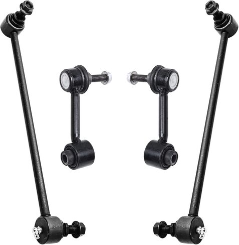 Detroit Axle - 4pc Sway Bars لـ Audi A3 TT Quattro VW R32 Beetle CC GTI EOS GOLF Jetta Passat Rabbit Tiguan ، 4 روابط مطحنة من الأمامية والخلفية. in Saudi Arabia