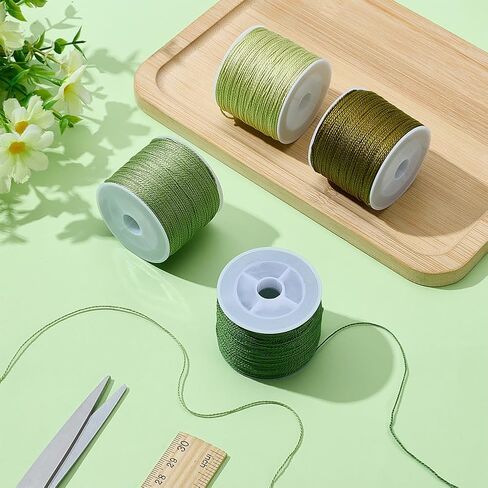 FreeBloss 4pcs Sashiko Thread Sashiko Skein 110 ياردة*4 ألوان التطريز القطن الرمادي خياطة خياطة خياطة اليابانية خياطة اللحف والتطريز Sashiko Kit Supplies in Kuwait