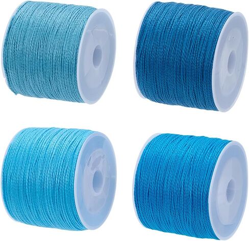 FreeBloss 4pcs Sashiko Thread Sashiko Skein 110 ياردة*4 ألوان التطريز القطن الرمادي خياطة خياطة خياطة اليابانية خياطة اللحف والتطريز Sashiko Kit Supplies in Kuwait
