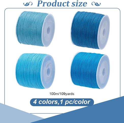 FreeBloss 4pcs Sashiko Thread Sashiko Skein 110 ياردة*4 ألوان التطريز القطن الرمادي خياطة خياطة خياطة اليابانية خياطة اللحف والتطريز Sashiko Kit Supplies in Kuwait