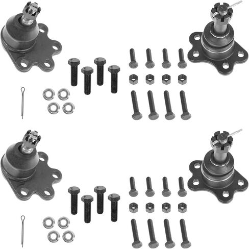 Front Driver & Passenger Side Upper & Lower Ball Joint Set Compatible with 88-05 Chevrolet GMC in Saudi Arabia