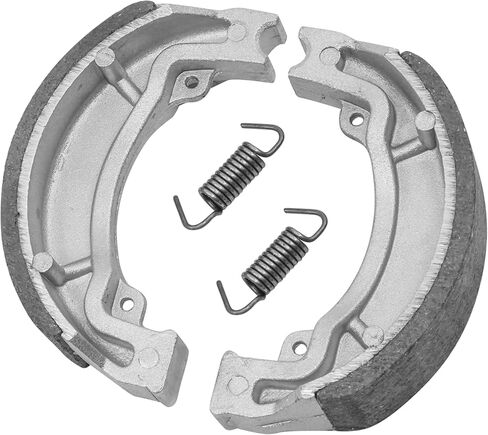 Caltric Front Brake Shoes Compatible with Kawasaki Klf110 Kl-F110 Kl F110 Mojave 110 1987 1988 New in Saudi Arabia