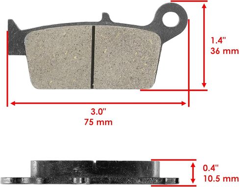 منصات الفرامل الخلفية الأمامية Caltric متوافقة مع Kawasaki KX125 KX-125 KX 125 1995 1996 2001-2005 2006-2008 in Saudi Arabia