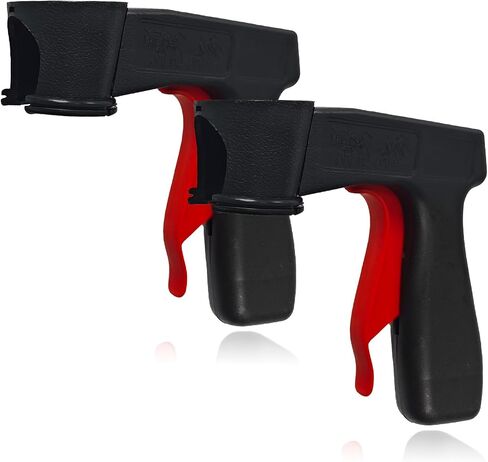 2PCS Instant Aerosol Trigger Handle, Spray Can Trigger Handle, Auto Reusable Clip-On&Off Instant Converts Spray Adapter, Universal Car Accessories Fit for Paint, Adhesives, Lubricants in Saudi Arabia