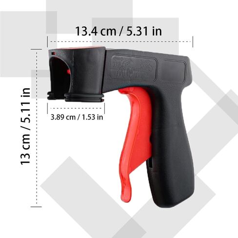 2PCS Instant Aerosol Trigger Handle, Spray Can Trigger Handle, Auto Reusable Clip-On&Off Instant Converts Spray Adapter, Universal Car Accessories Fit for Paint, Adhesives, Lubricants in Saudi Arabia
