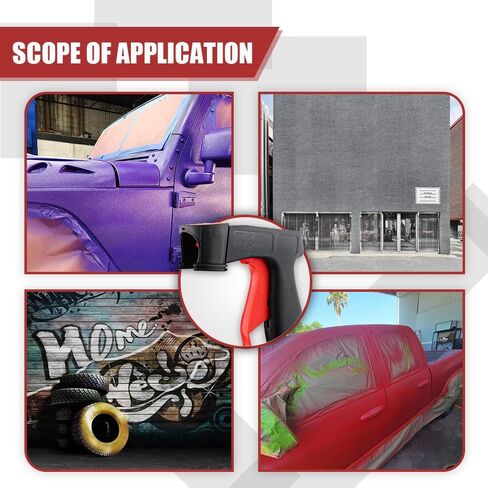 2PCS Instant Aerosol Trigger Handle, Spray Can Trigger Handle, Auto Reusable Clip-On&Off Instant Converts Spray Adapter, Universal Car Accessories Fit for Paint, Adhesives, Lubricants in Saudi Arabia