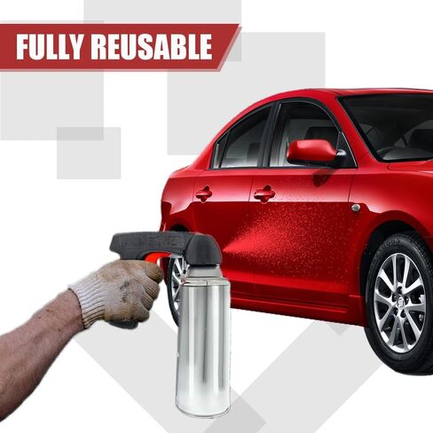 2PCS Instant Aerosol Trigger Handle, Spray Can Trigger Handle, Auto Reusable Clip-On&Off Instant Converts Spray Adapter, Universal Car Accessories Fit for Paint, Adhesives, Lubricants in Saudi Arabia