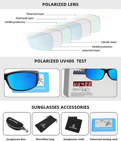 Unisex Fit Over Wrap Sunglasses Polarized Lens Wear Over Eyeglasses UV400 Protection Shades for Men and Women Outdoor Activities Driving, Fishing - Matt Black/Green REVO (Pack in Case) in Saudi Arabia