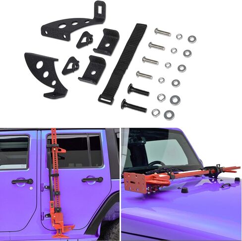 Sunluway HI LIFT JANT MOUNT HINE/ DOOR BEAD BRACKET لجيب Wrangler JK JKU JL JLU 2007-2024 in Saudi Arabia