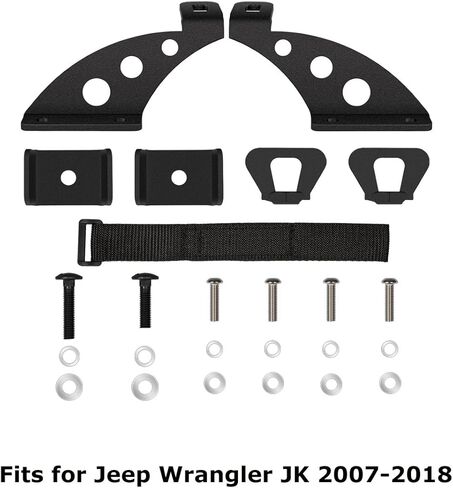 Sunluway HI LIFT JANT MOUNT HINE/ DOOR BEAD BRACKET لجيب Wrangler JK JKU JL JLU 2007-2024 in Saudi Arabia