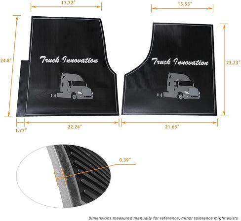 FIT FREIGHTLINER CASCADIA FLOOR MAT Set Rubber Black & Gray Fits with Cargo Liners 2009 2009 2010 2011 2013 2014 2014 2015 2017 Truck Models String for Transmission (FT615) in Kuwait